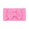 48 colors Baby Bowknot Hairband Broadside Headband Kids Girls Boutique Elastic Protect Turban Headwear Baby Hair Accessories
