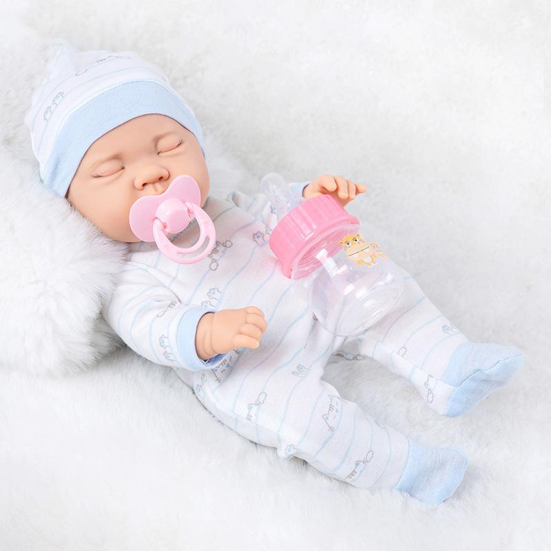 

30 см моющаяся реалистичная мягкая расписанная вручную кукла-реборн для детей, сопровождающая игровую куклу 30CM