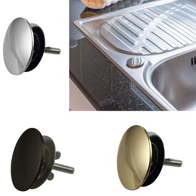 Leak-proof Tap Hole Plate Stopper Anti-leakage Blanking Metal Plug Faucet Hole Cover  Laundry