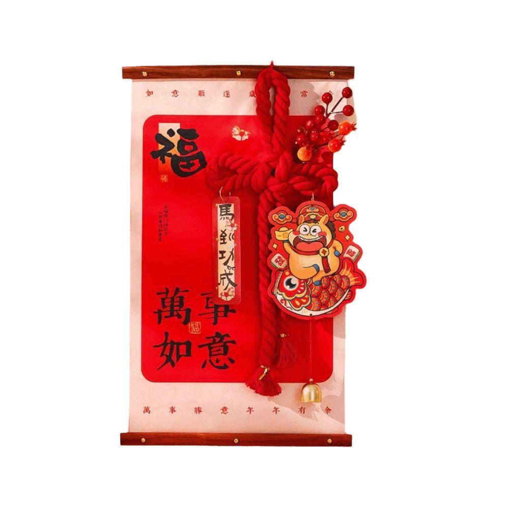 Chinese Style Spring Festival Door Decoration Traditional Horse Year Hanging Ornaments  Living Room