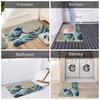 Great Wave Off Kanagawa Vintage Japanese Doormat Anti-Slip Bathroom Kitchen Mat Living Room Door Floor Entrance Carpet Rug