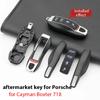 Car Key Case Housing Replacement Remote Key Repair Accessories For Porsche Cayenne Macan Boxter 718 Panamera 911