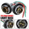 2X Bulb 1157 Socket Brake Turn Signal Light Harness Wire Pig Tail Plug Connector