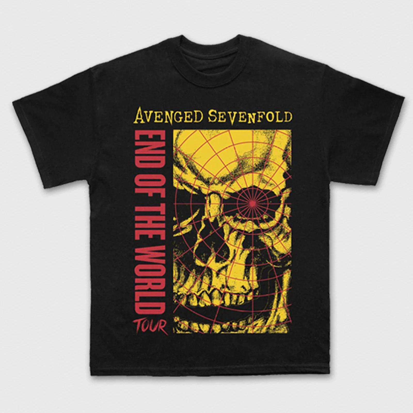 Avenged Sevenfold Carbon T-Shirt: End Of The World Tour (Black) OFFICIAL NEW S