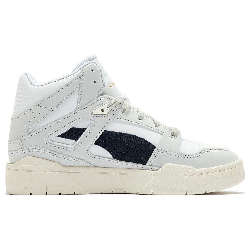 Puma Slipstream Invdr Mid Lux Comfortable Casual High-Top Sneakers Unisex Sneakers Off-White Gray 388641-02