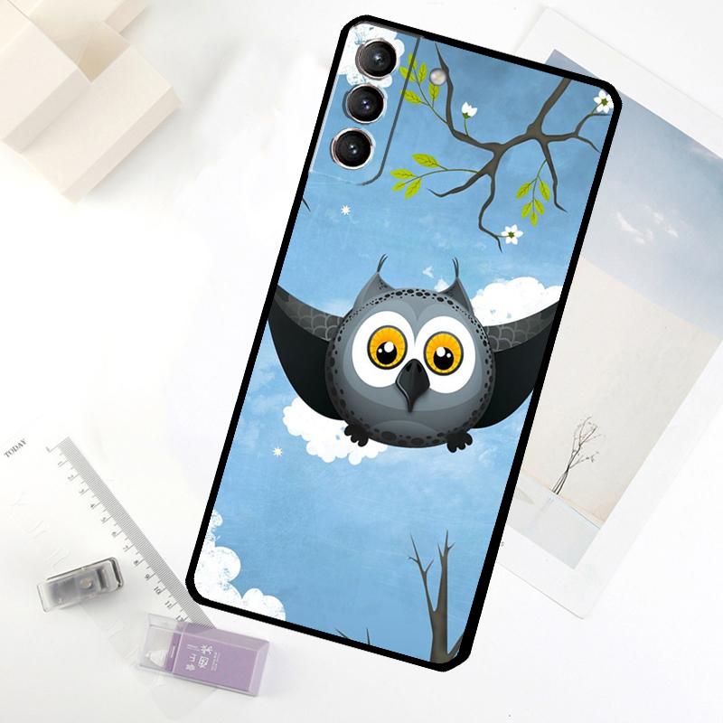 Baby Süle Eulen Handyhülle Für Samsung Galaxy S20 FE S21 S22 S23 S24 S25 S26 Ultra S10 S25 Plus S25 FE Hülle