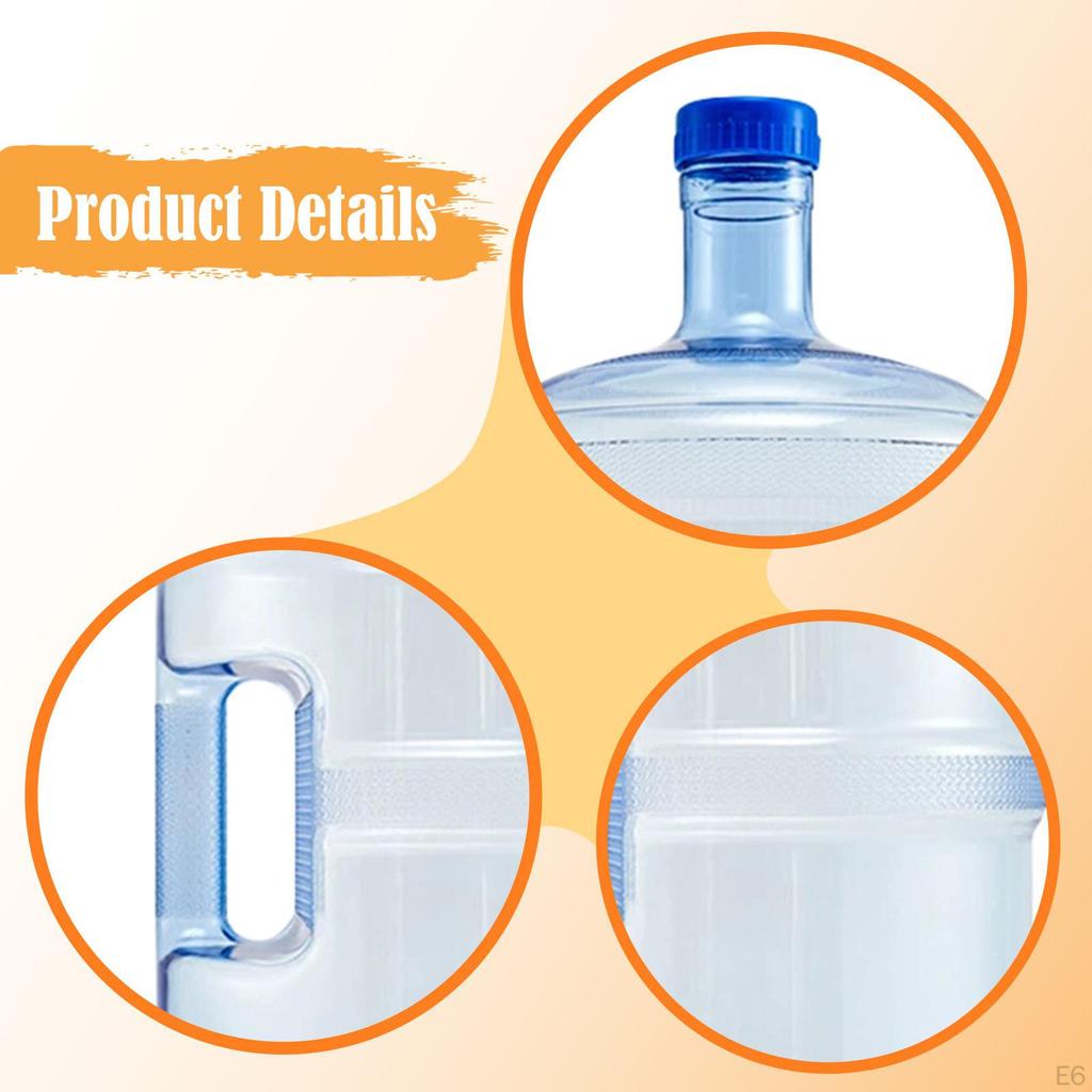 Water Jug Storage Tank Multifunction Container for Picnic Outdoor Sports Gym 5L