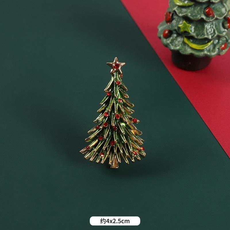 

Брошь Рождественская елка новая модная ретро высококлассная женская брошь для костюма, свитера, корсажа, изысканные рождественские аксессуары-булавки