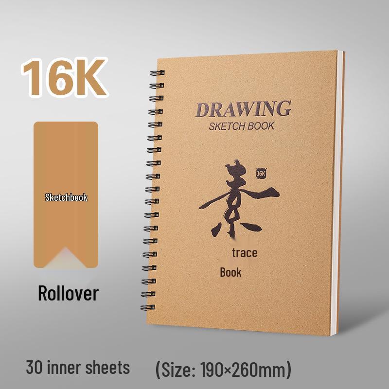 

Профессиональный альбом для эскизов формата А4: Портативный блокнот для рисования на спирали для студентов