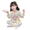 Girls Cartoon Long Sleeve Pajama Set for Spring Autumn Home Wear