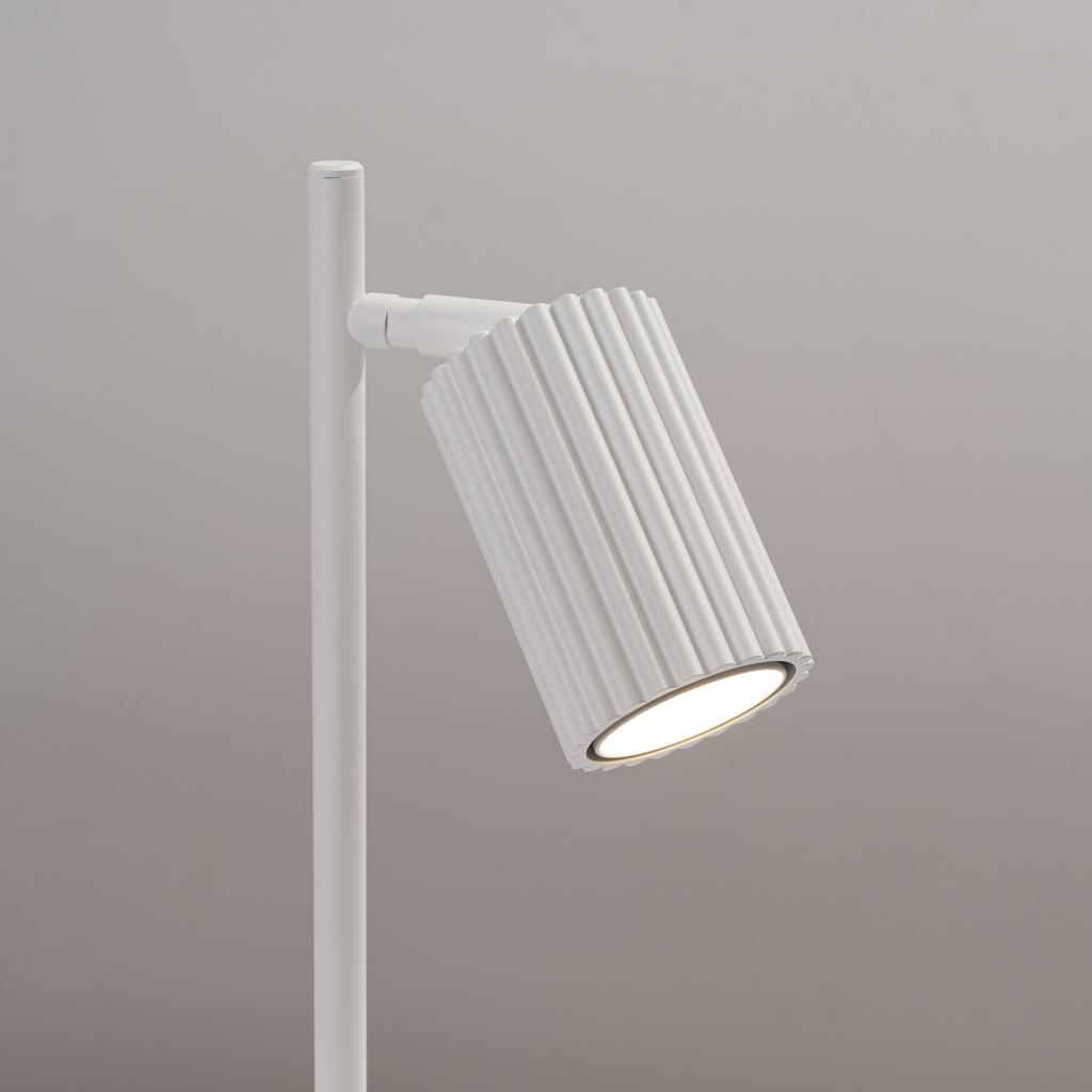 Lampa Biurkowa Karbon 1 Gu10 Biały Alu Sollux Sl.1548