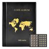 300 Capacity Coin Collection Album Leather PVC Construction Display Organizers For Currency Pennies Quarters Storage