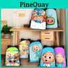Cocomelon Backpack Children School Bags Durable Cartoon Lankybox Schoolbag For Kids