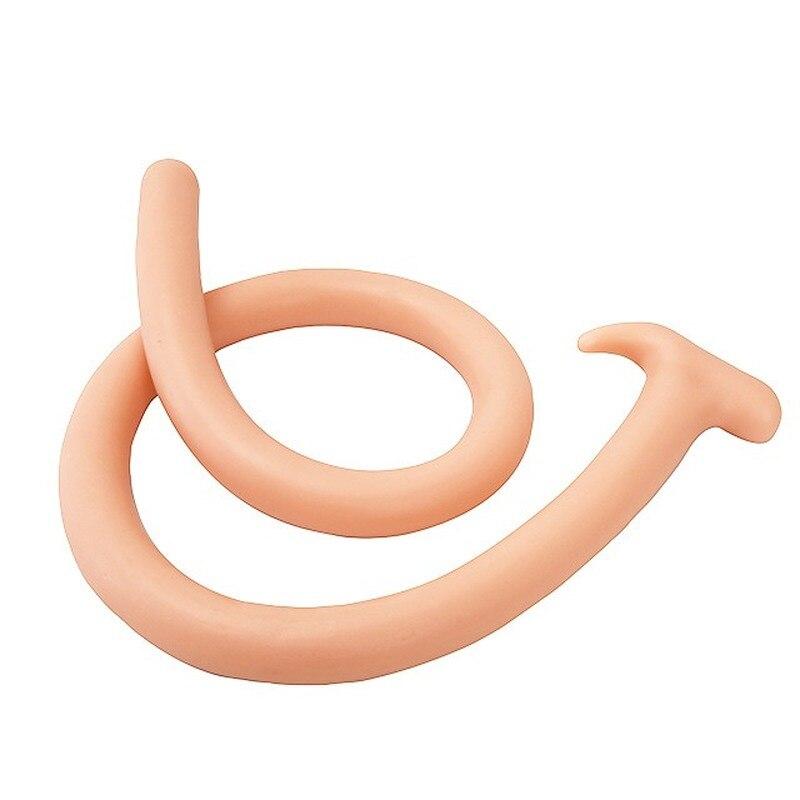 100cm Extra Long Anal Strip Sex Toys Huge Dildo for Anal Anal Plug Soft Silicone Adult Toys Big Black Fisting BDSM  Game