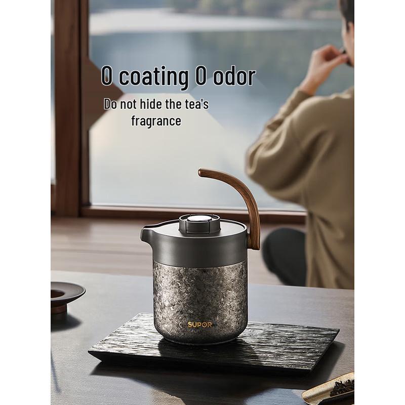 Supor 316L Stainless Steel Thermal Kettle Teapot, 1L