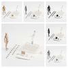 15cm Höhe Kunststoff/plastisch DIY Kombinationsfigurenmodell-Set für Heimdekoration