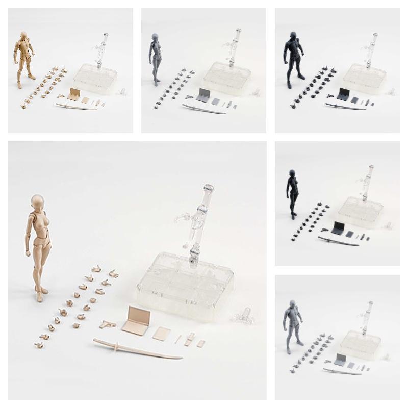 15cm Höhe Kunststoff/plastisch DIY Kombinationsfigurenmodell-Set für Heimdekoration