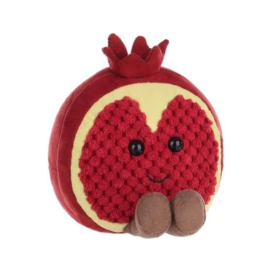 Apricot Lamb Delicious Pomegranate Plush Toy, Soft, Cute, and Fluffy, 12cm, Suitable for Boys and Girls