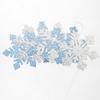 Snowflake-Snow Blue-Silver Christmas Party-Decorations Garland - 6pcs Winter Wonderland Girl Frozen Birthday Hanging Decoration Streamers Banner,