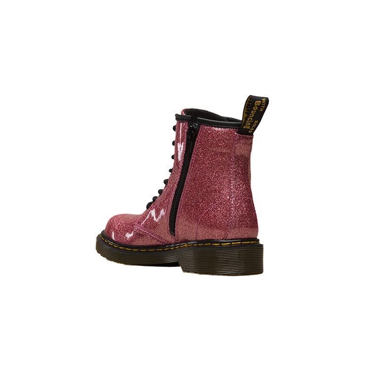 Dr. Martens 1460 Odolné Kožené Dětské Boty Tlumící Nárazy Dětské boty Růžové 24827650