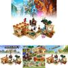 Compatible Lego My Villagers Attack 21160 Building Blocks Toy Set For Kids 800 Pieces