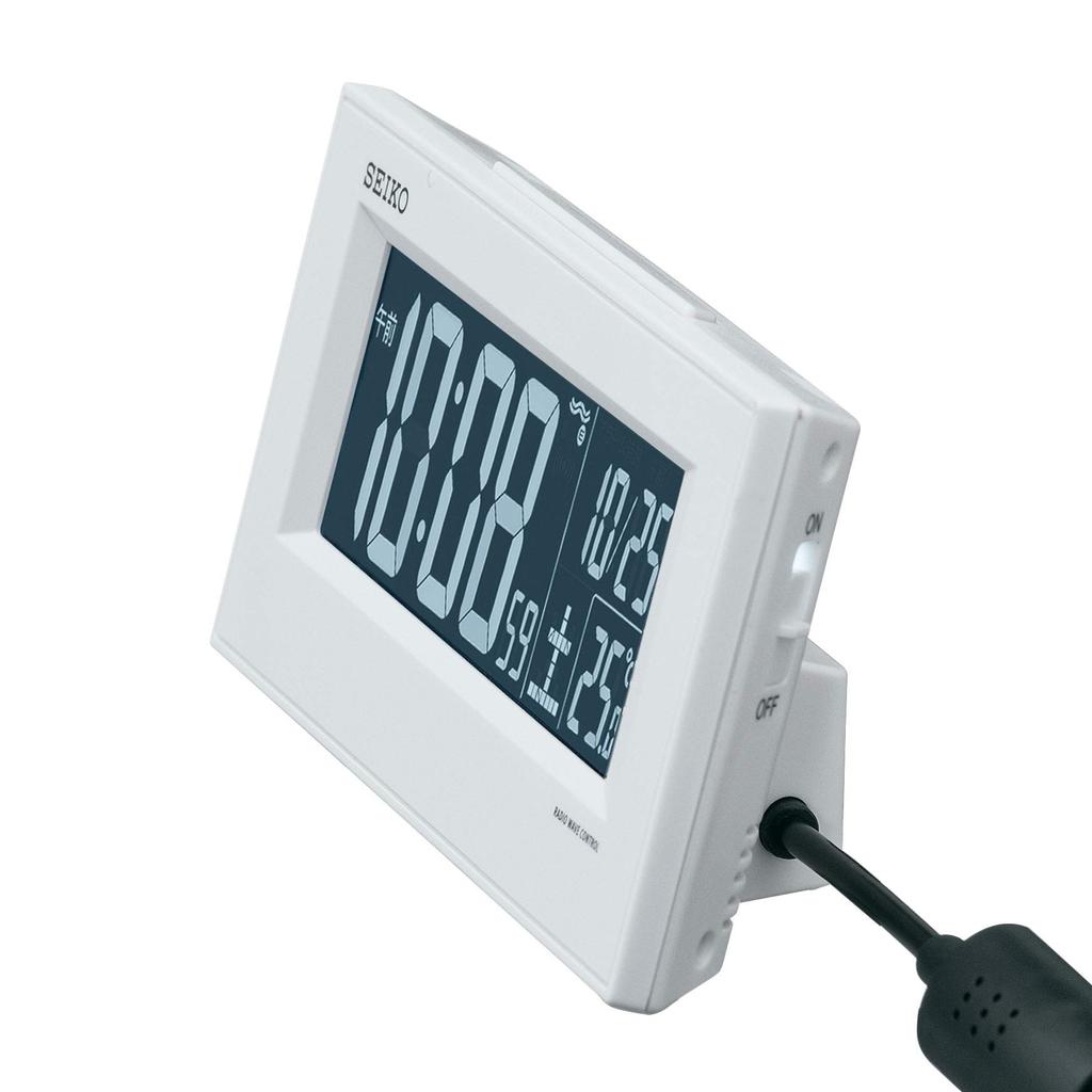 Seiko Clock Alarm Clock Radio AC Digital White DL209W SEIKO