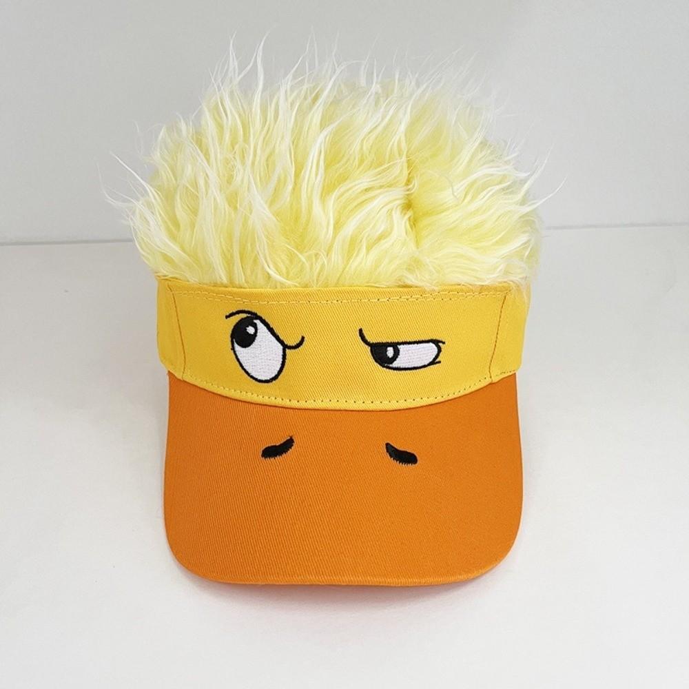 Lightweight Duckling Decorated Wig Cap Breathable Duck Tongue Cap Outdoor Sports