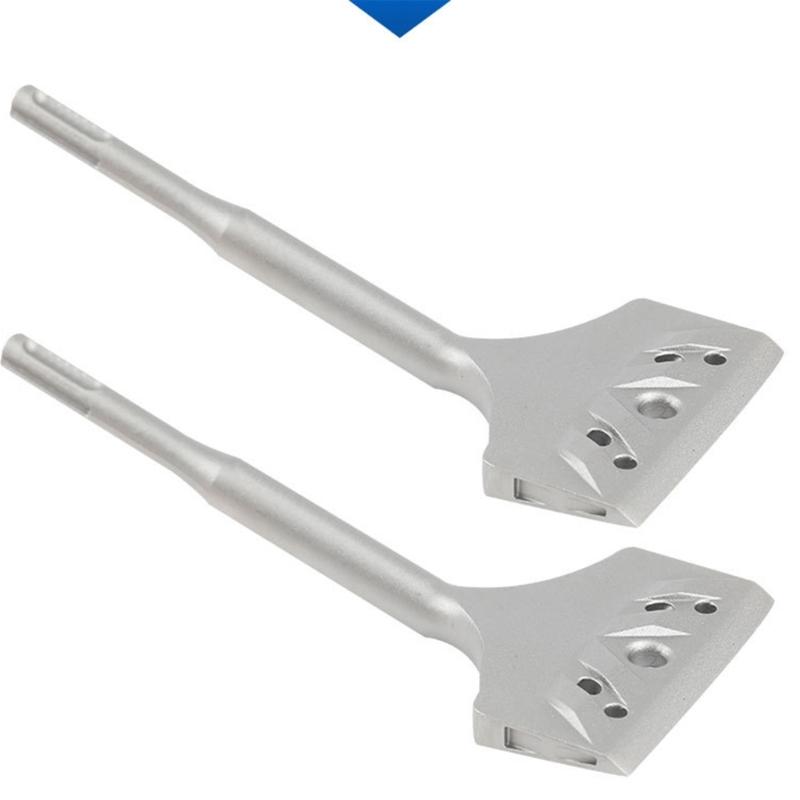 Electric Hammer Chisel Slotted Flat Carving Cutter Grinding Bending Chisel Round Handle Wall Brick Tool Heavy Duty