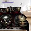 Predator Alien Warrior Artwork Poster Bedding 1 Duvet Cover 2 Pillowcase Without Core Soft And Comfortable Duvet Cover And Pillowcase