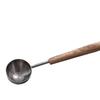 Coffee Scoop Measuring Cup Accessories Vintage Style Wood Handle Gadget Baking Tool Teaspoon for Kitchen Cooking Serving Milk
