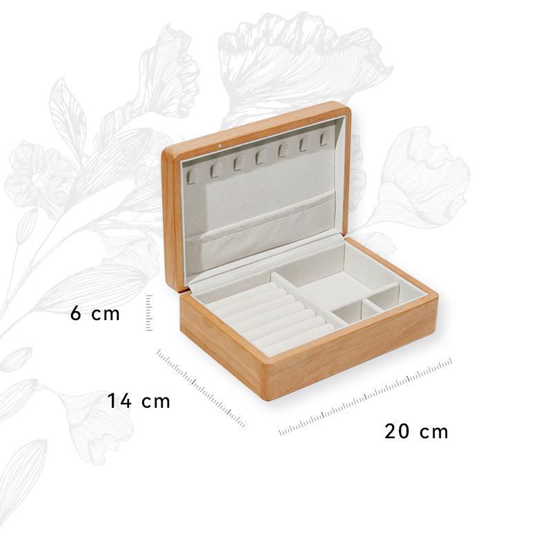 

Bracelet Jewelry Storage Box Portable Necklace Jewellery Boxes Jewelers Trinket Packaging Cases Rings Ring Holder Organizer Case