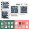 10 Pieces 3D Wall Stickers, 5-layer Design Tile Stickers, Modern Home Decor Ideas