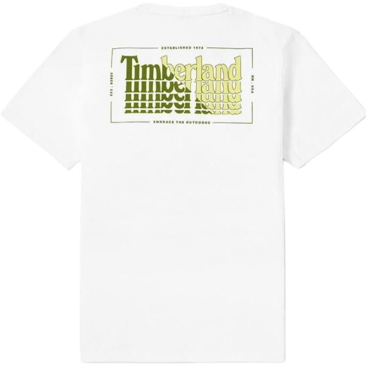 

Футболка мужская Timberland Urban Outdoor Series с круглым вырезом и коротким рукавом, дышащая, белая A253Q-100 S