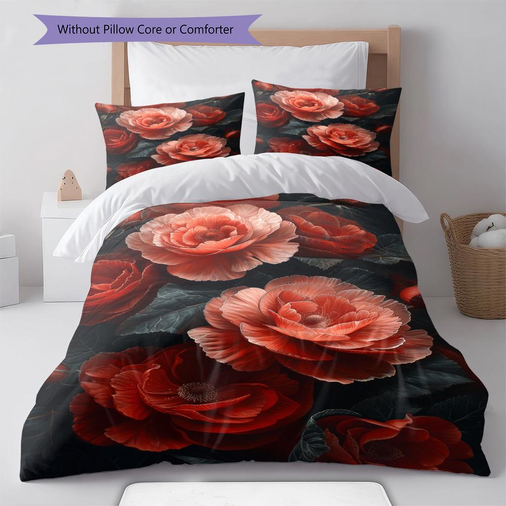 Cartoon Pattern Bedding Quilt Set Quilt Cover Pillowcase Home Decoration Birthday Gift (1 * duvet cover + 2 * pillowcase, without core)