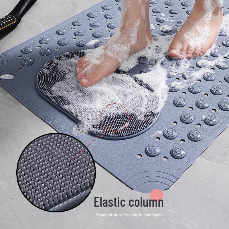 Non-Slip TPE Bathroom Mat - Anti-Fall Shower, Toilet, and Bathtub Massage Floor Mat