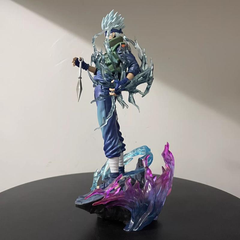 23cm Kakashi Hatake 2.0 Ten Years Ninja Action Figure Anime Collectible Model Toy With Effect Parts Desktop Ornament Boy Gift