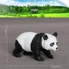 Cute Panda Bamboo Collection Figures Model Wild Animals Action Figurine PVC Miniature Decoration Education Kid Toy