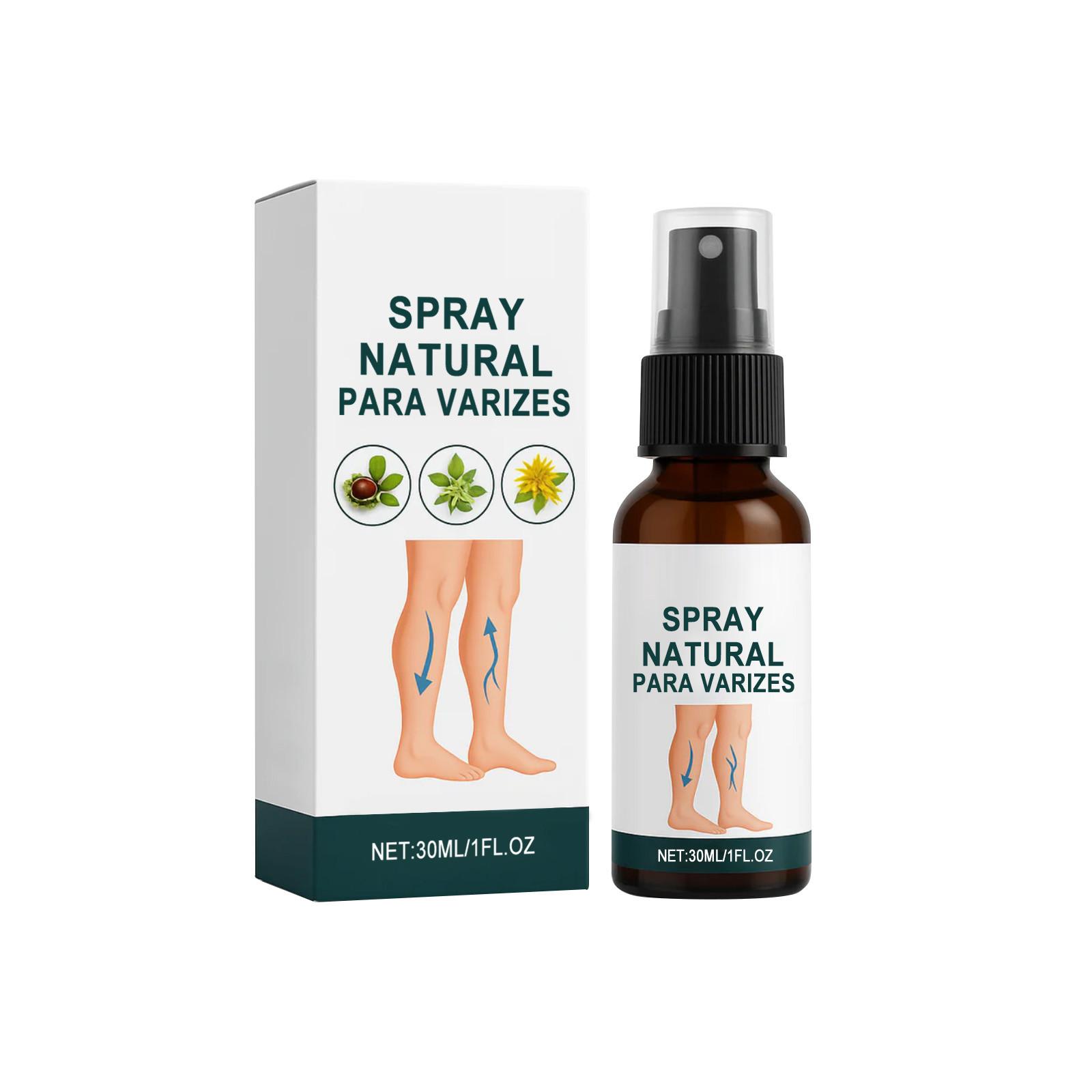 

Спрей для ухода за телом улучшает кровообращение, уменьшает отечность и питает вены.. Спрей для ухода за телом, 30 мл One Size белый