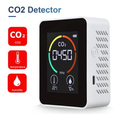 3 In 1 Carbon Dioxide Detector Air Quality Monitor Temperature Humidity Air Analyzer for CO2