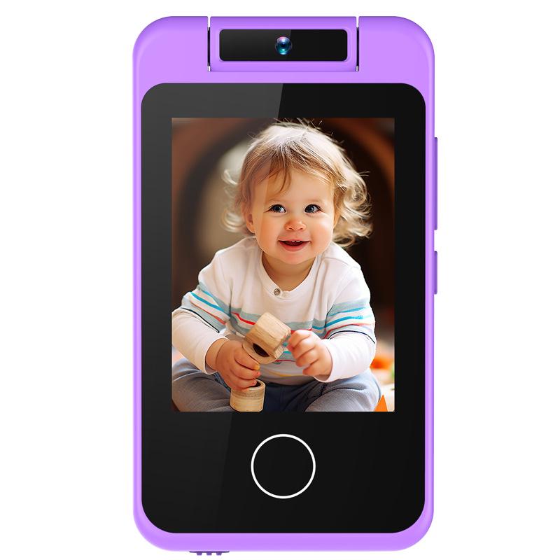 

HD Dual Camera Cartoon Phone for Kids - Educational Toy with Photo and Video Recording, 28 Fun Frames.