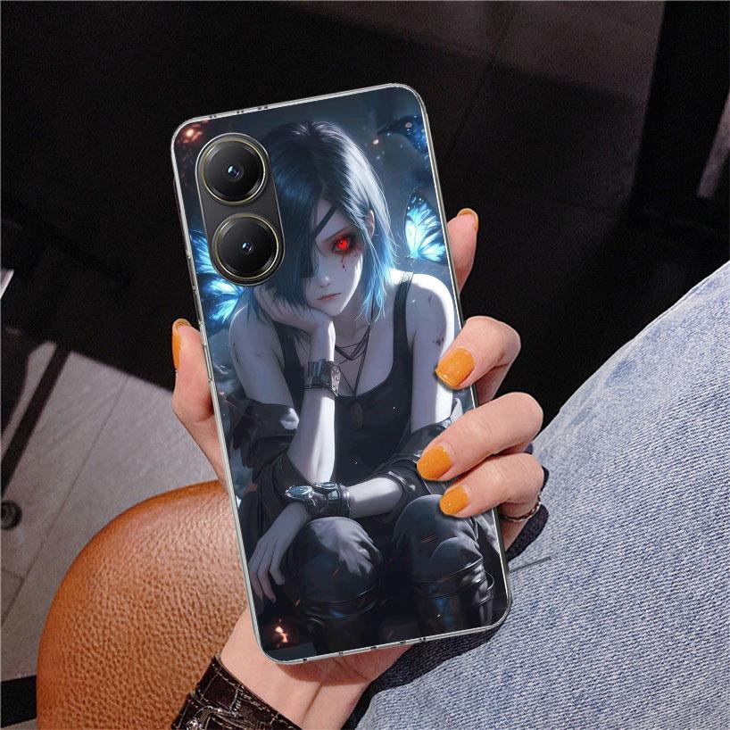 G-Ghoul Tokyo Touka Kirishima Phone Case For Xiaomi Poco X7 X6 X5 Pro F7 Ultra Redmi 15C 15 13C 13 12C 12 10 10A 10C 9 9A 9C 9T