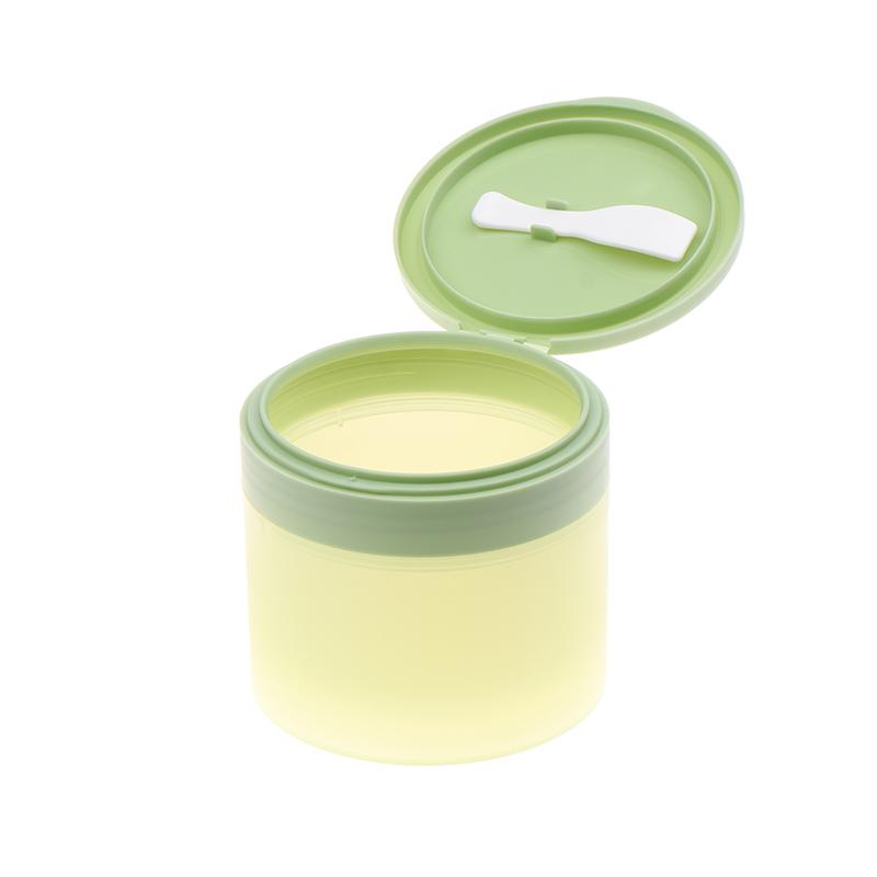200G Plastik Krem Kavanozu Pp Yüz Kremi Kavanozu Doldurulabilir Losyon Krem Şişesi Kapaklı Geniş Ağızlı Diş Tozu Kutusu Kaşıklı