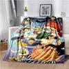 Cute Anime DR S-Slump A-Arale Blanket Super Soft Cartoon kawaii Blanket for Travel Bedding Couch Sofa Bed Blanket Birthday Gift