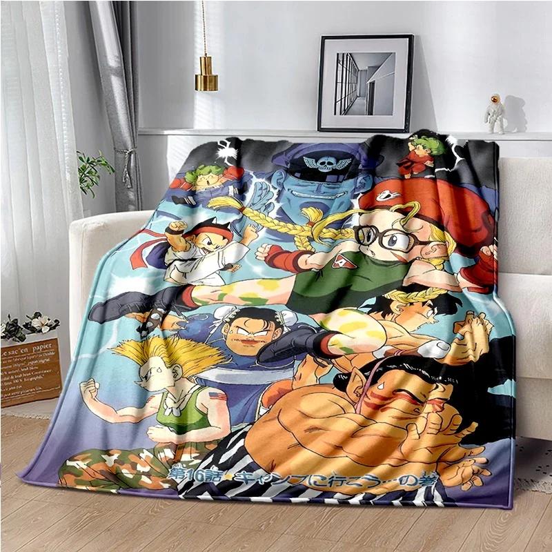 Cute Anime DR S-Slump A-Arale Blanket Super Soft Cartoon kawaii Blanket for Travel Bedding Couch Sofa Bed Blanket Birthday Gift