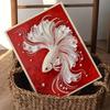 DIY Red KoiFish Pearl Art Painting for Home Wall Decor Pearl Gem Paintings Picture Arts Craft for Adults/Beginners Gift Idea Home Decor Without Frame