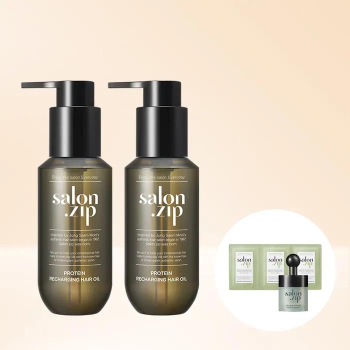 [Exclusive 2 pcs/Select 1 of 3] Salon-style Protein Hair Milk Pack / Recharging Shampoo / Oil