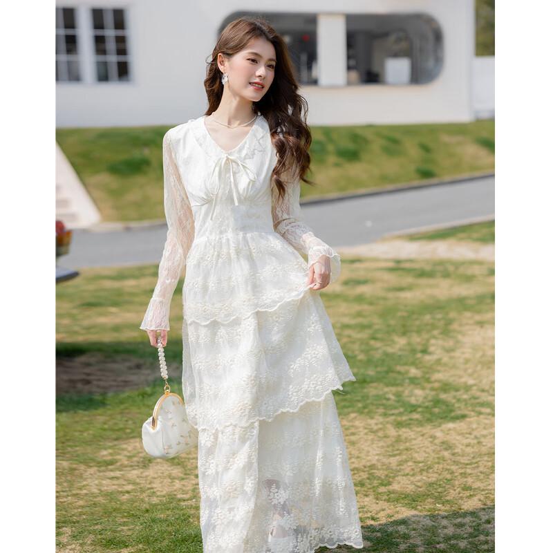 

Mocana Elegant Long Sleeve Midi Dress L