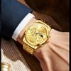 Luxury Chronograph Quartz Watch for Men Fashion Multifunctional Moon Phase Waterproof Luminous Date Business Men's Watches
