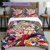 3'lü Nevresim Takımı (1*Nevresim Kılıfı + 2*Yastık Kılıfı, Çekirdeksiz), Sailor Moon Baskılı Nevresim Takımı, Yatak Odası Dekorasyonu, Dört Mevsim, Doğum Günü Hediyesi