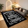 Jack Daniel'S Woonkamer Antislip Vloerkleed Zacht Tapijt Voor Slaapkamer Speelkamer Bank Kantoor Huisdecoratie Deurmat Kerstcadeau C930664